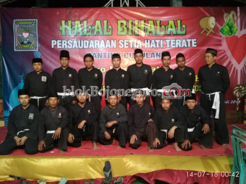Ribuan Warga PSHT Ranting Bubulan Halal Bihalal